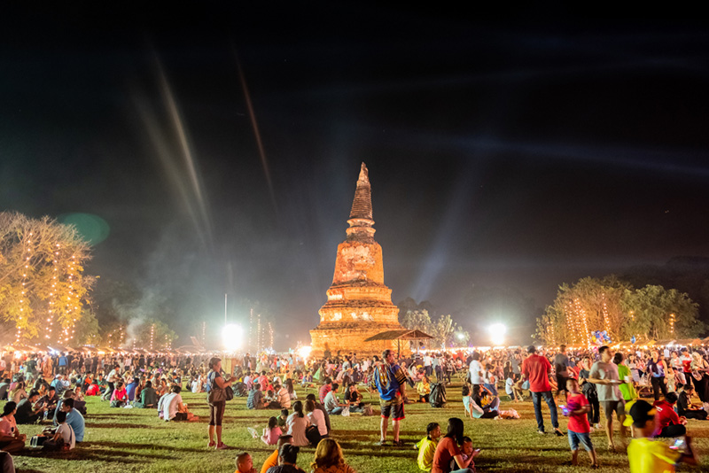 งานวัดใหญ่น่าเที่ยว ปลายปี 2568 ยอยศยิ่งฟ้าอยุธยามรดกโลก