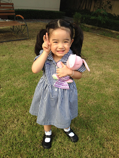 น้องณดา พัฒนาการความสวย