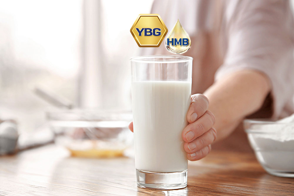 อาหารเสริมผู้สูงอายุ HMB และ YBG