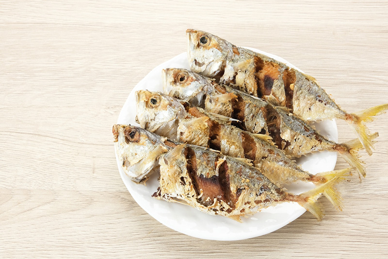 ทอดปลาทูกี่นาที