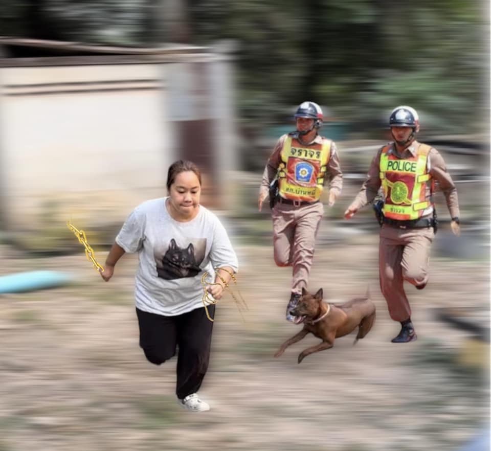 วิ่งหนีหมา