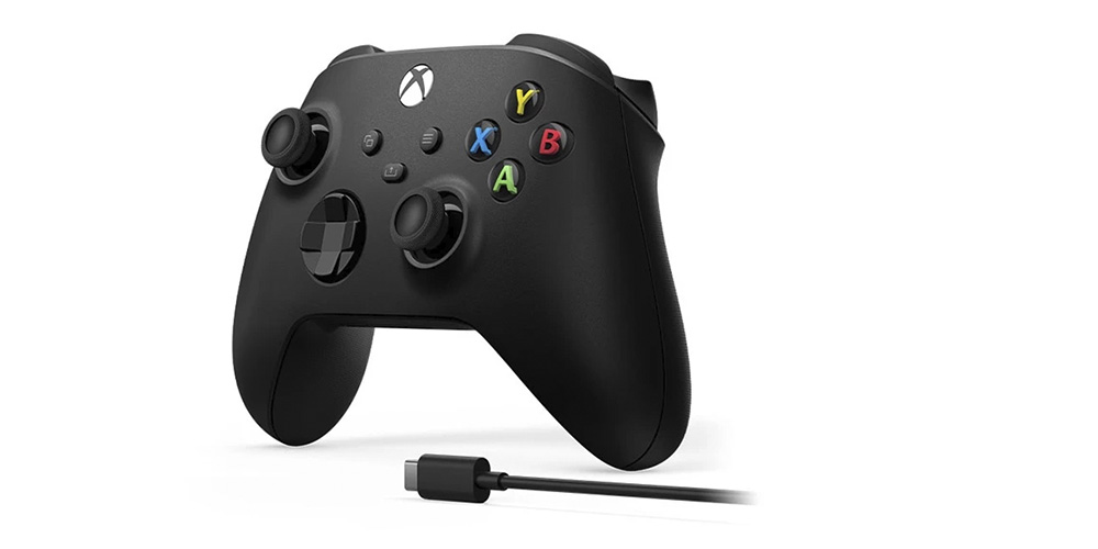 Microsoft Xbox Black Controller