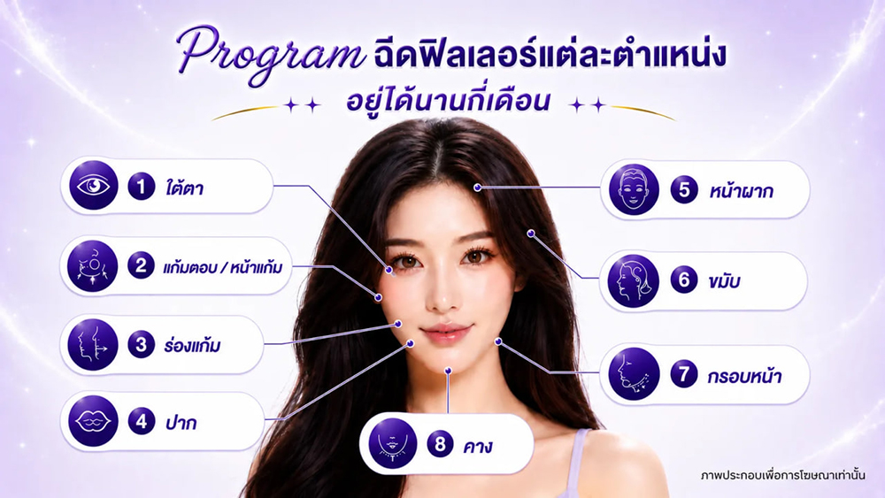 ฉีดฟิลเลอร์อยู่ได้กี่เดือน