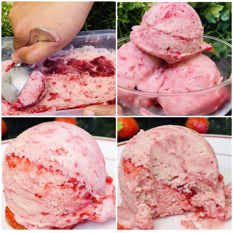 ไอศกรีมสตรอว์เบอร์รี