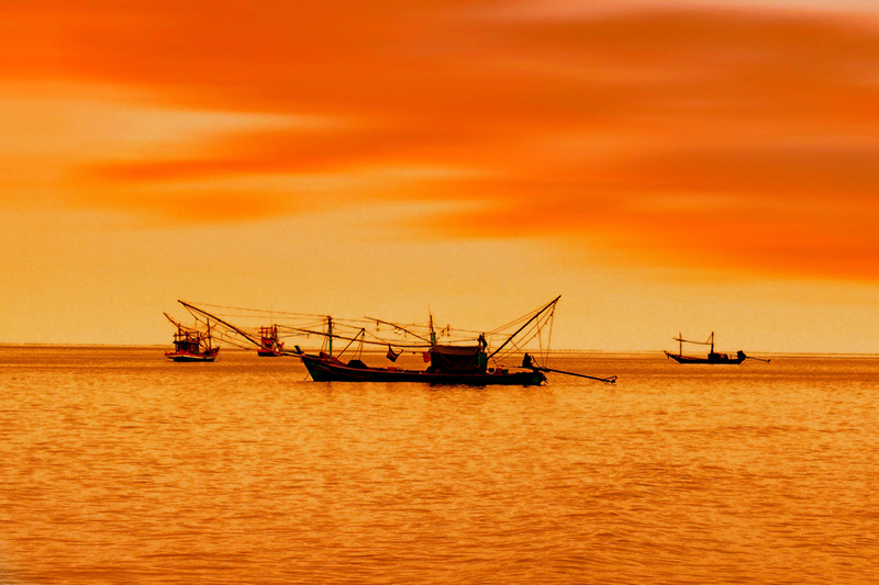 บรรยากาศหาดทรายรี ชุมพร