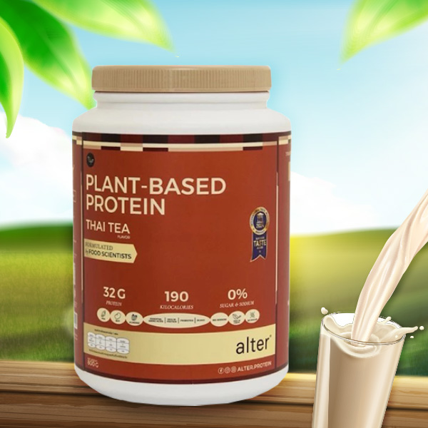 โปรตีนพืช Alter Plant-Based Protein Thai tea