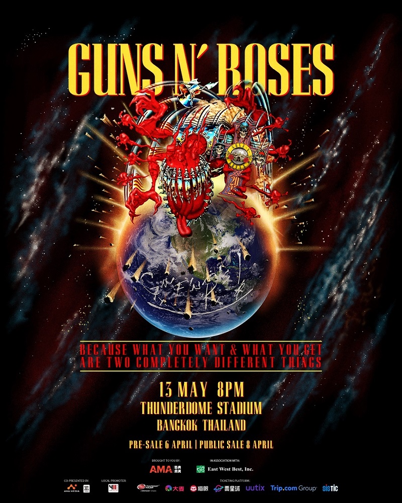 Guns N' Roses 2025 World Tour Bangkok