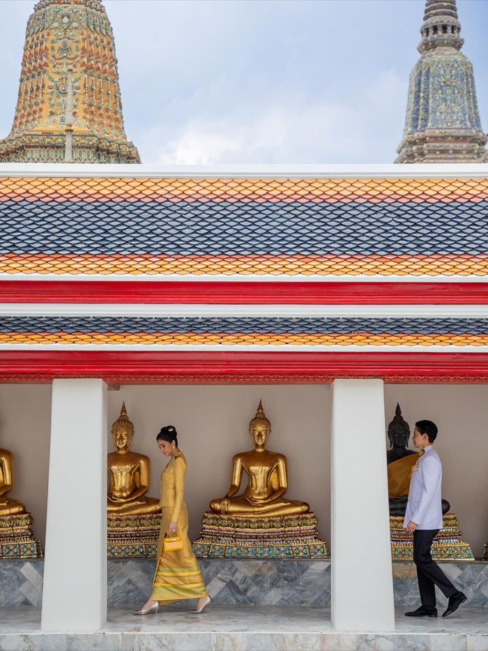  ศรีริต้า เจนเซ่น กรณ์ ณรงค์เดช ร่วมงานพระกฐินหลวง