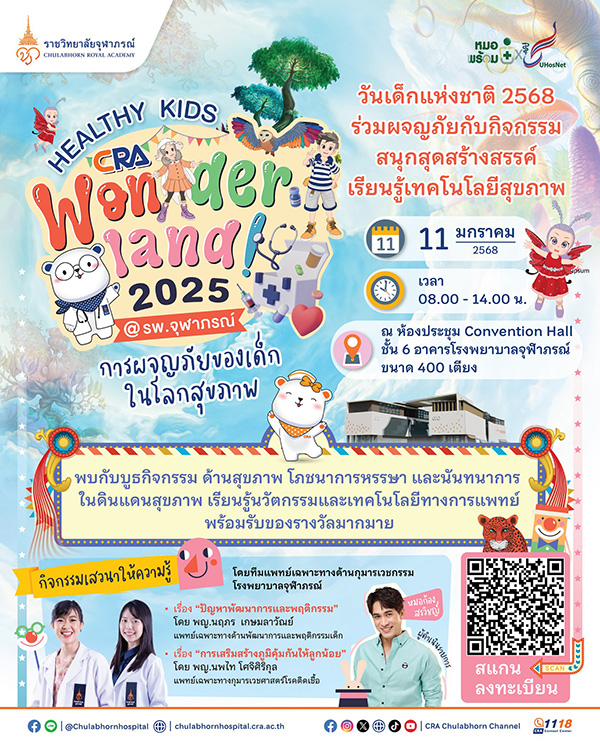 งานวันเด็ก 2568 ราชวิทยาลัยจุฬาภรณ์
