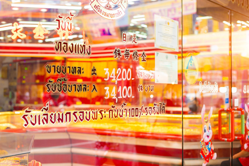 สูตรคิดราคาทองโลกเป็นทองไทย