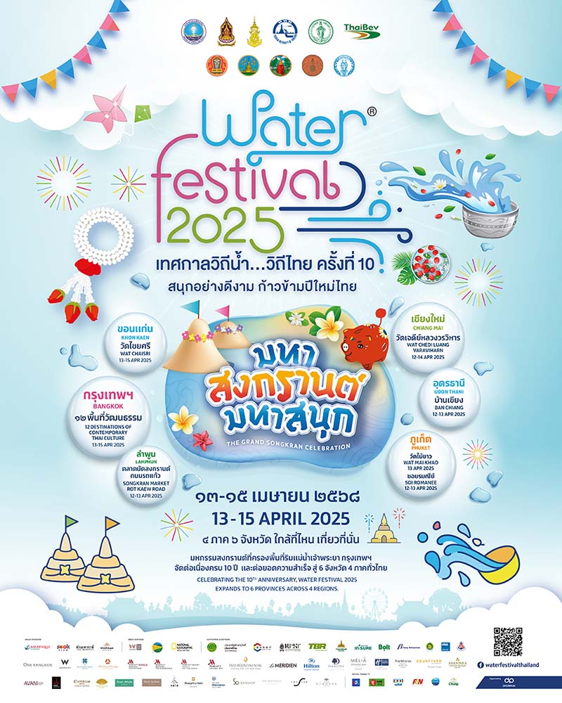 Water Festival Thailand 2025 จัดวันไหน