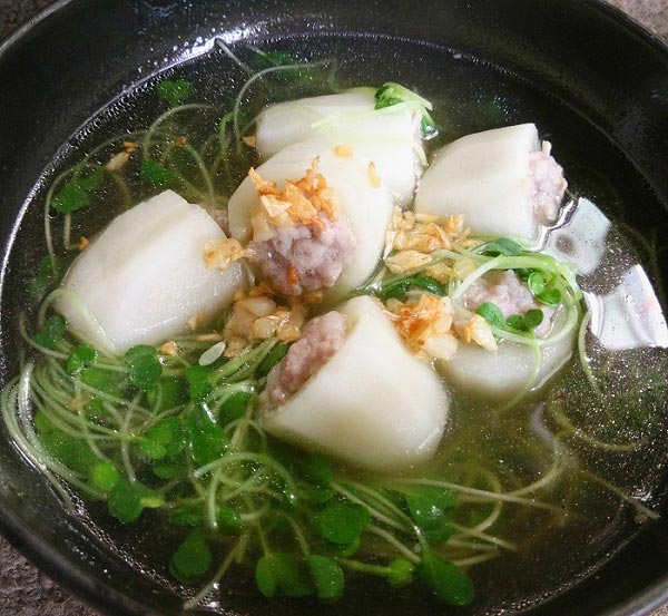 ต้มจืดแตงกวายัดไส้ 