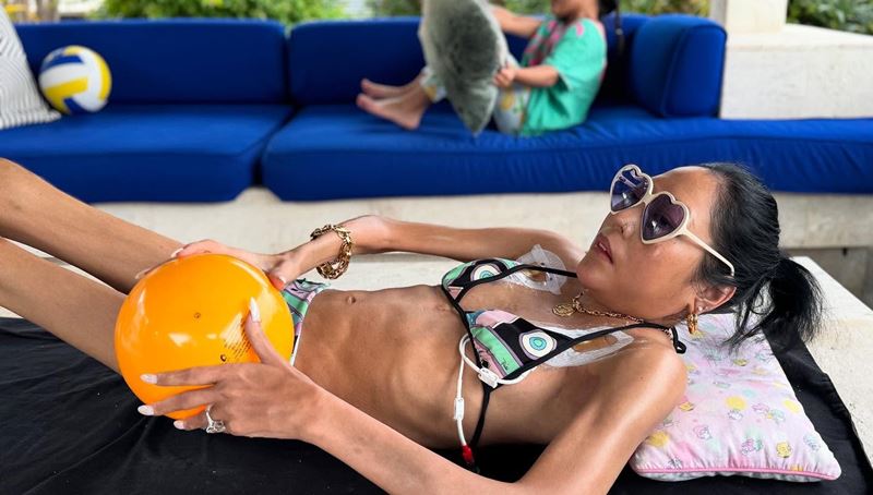 คุณหญิงแมงมุม ออกกำลังกาย