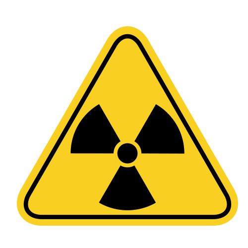 สัญลักษณ์วัตถุกัมมันตรังสี (Radioactive)