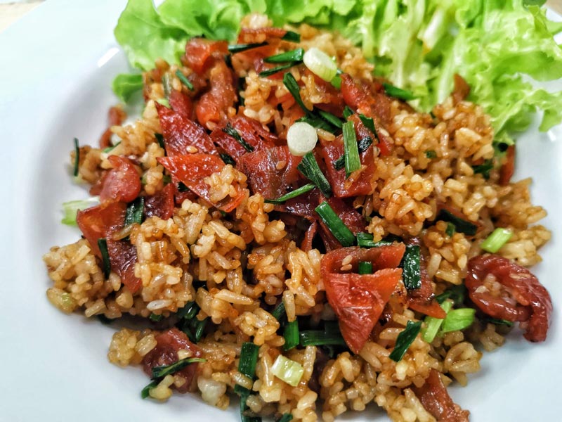 ข้าวผัดหมูหวาน