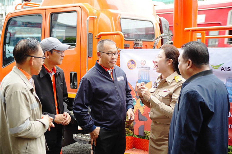 MEA รื้อสายสื่อสาร ถ งามวงศ์วาน