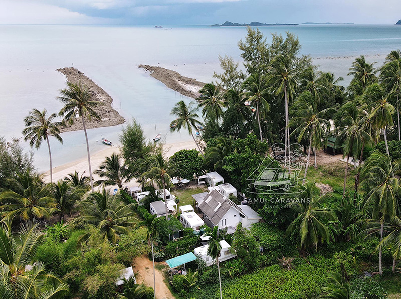 ที่พักรถบ้าน ติดทะเล