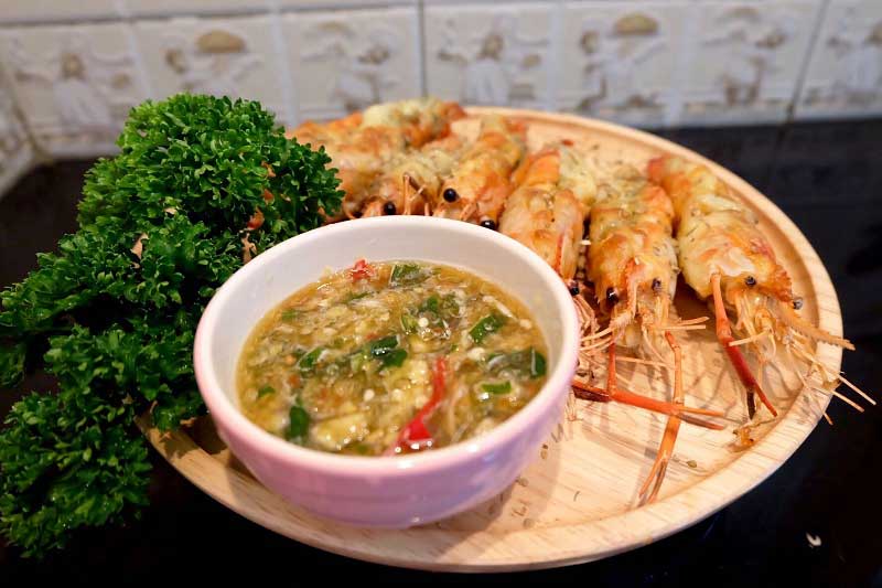 กุ้งอบชีส
