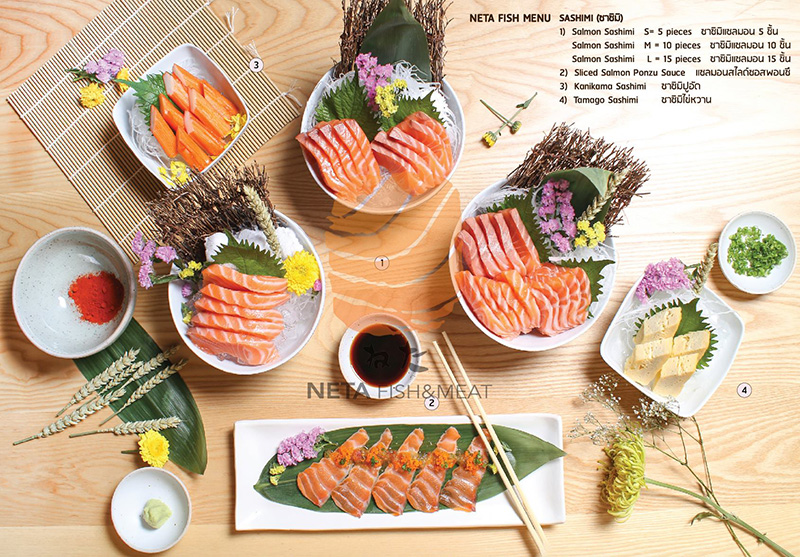 บุฟเฟต์แซลมอนร้าน Neta Fish & Meat