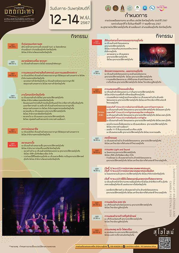 ลอยกระทงสุโขทัย