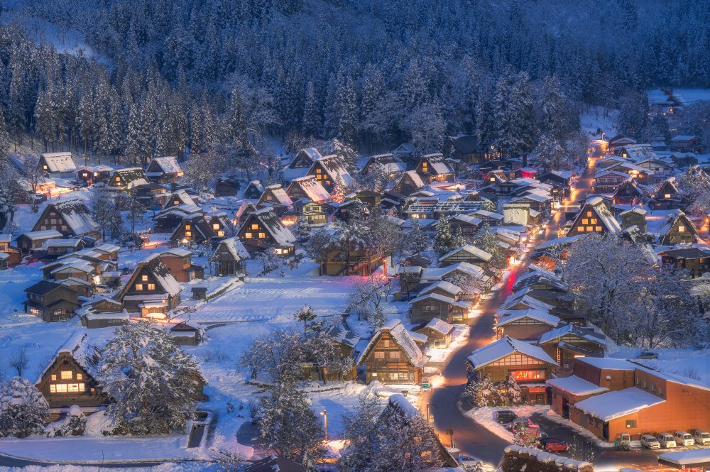 Shirakawago Light Up ชิราคาวาโกะ ญี่ปุ่น
