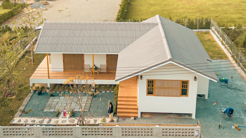 บ้านสไตล์ญี่ปุ่นชั้นเดียว