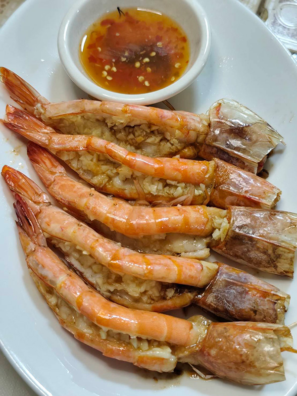 สูตรกุ้งย่างเนยจากหม้อทอดไร้น้ำมัน กุ้งย่างเนยกระเทียม