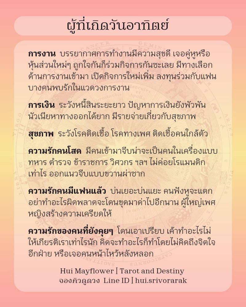 ดวงรายสัปดาห์