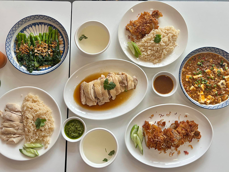 ร้านข้าวมันไก่สิงคโปร์ หย่งชุน x หัวซาน