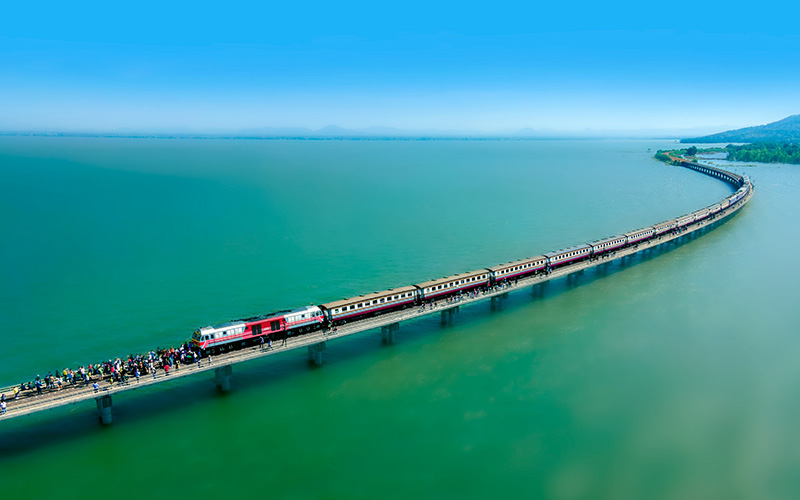 รถไฟลอยน้ำ 2569-2570 เขื่อนป่าสักชลสิทธิ์