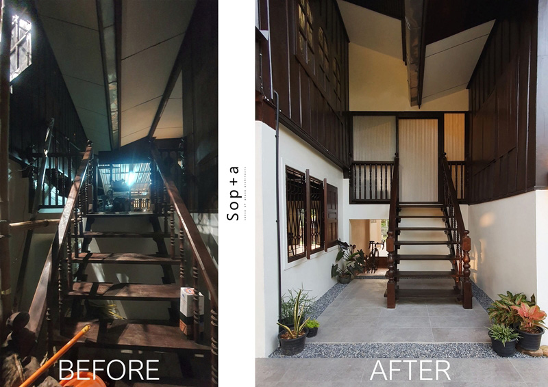 รีโนเวทบ้านครึ่งปูนครึ่งไม้