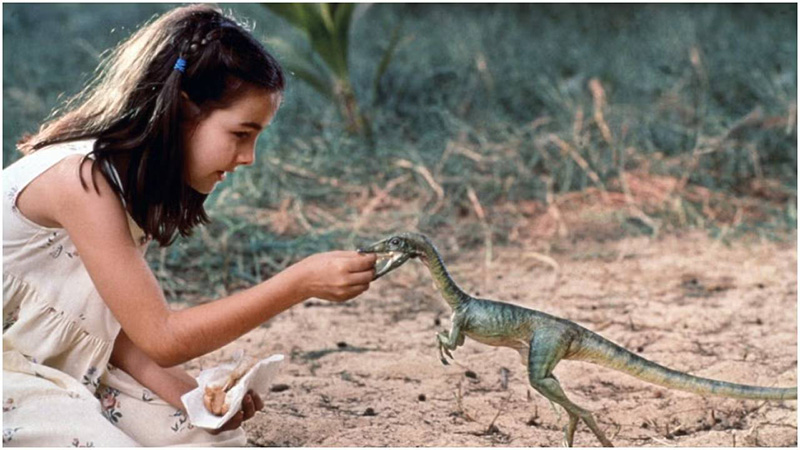 Compsognathus ไดโนเสาร์ ภาพจาก หนัง the lost world jurassic park
