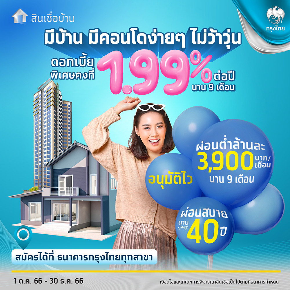 สินเชื่อบ้านกรุงไทย