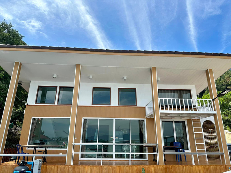 มะลิพูลวิลล่า ที่พักหาดแหลมสิงห์