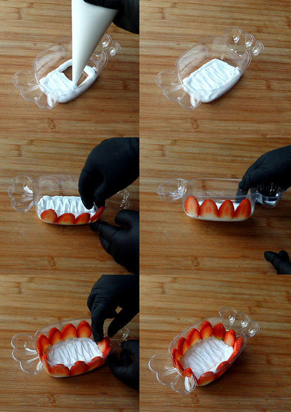 สูตรเค้กสตรอว์เบอร์รีในกล่องลูกกวาด สูตรเค้ก เค้กสตรอว์เบอร์รี สูตรขนม