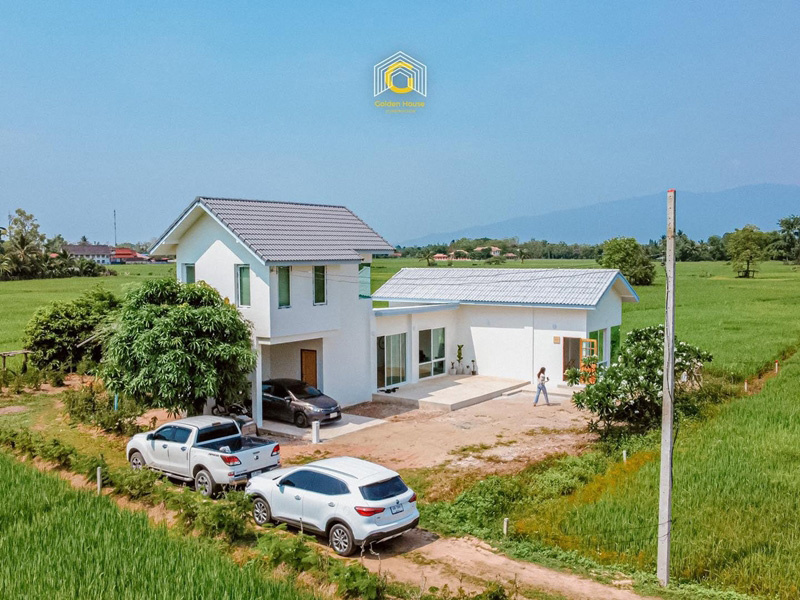 งรีโนเวทบ้านชั้นเดียวเป็นสองชั้น
