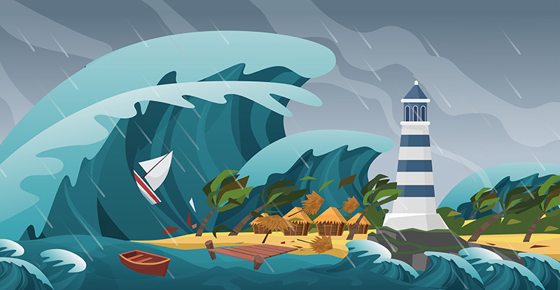 วิธีเอาตัวรอดจากสึนามิ