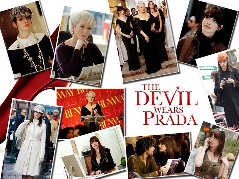ภาพ  Anne Hathaway Meryl Streep ใน The Devil Wears Prada