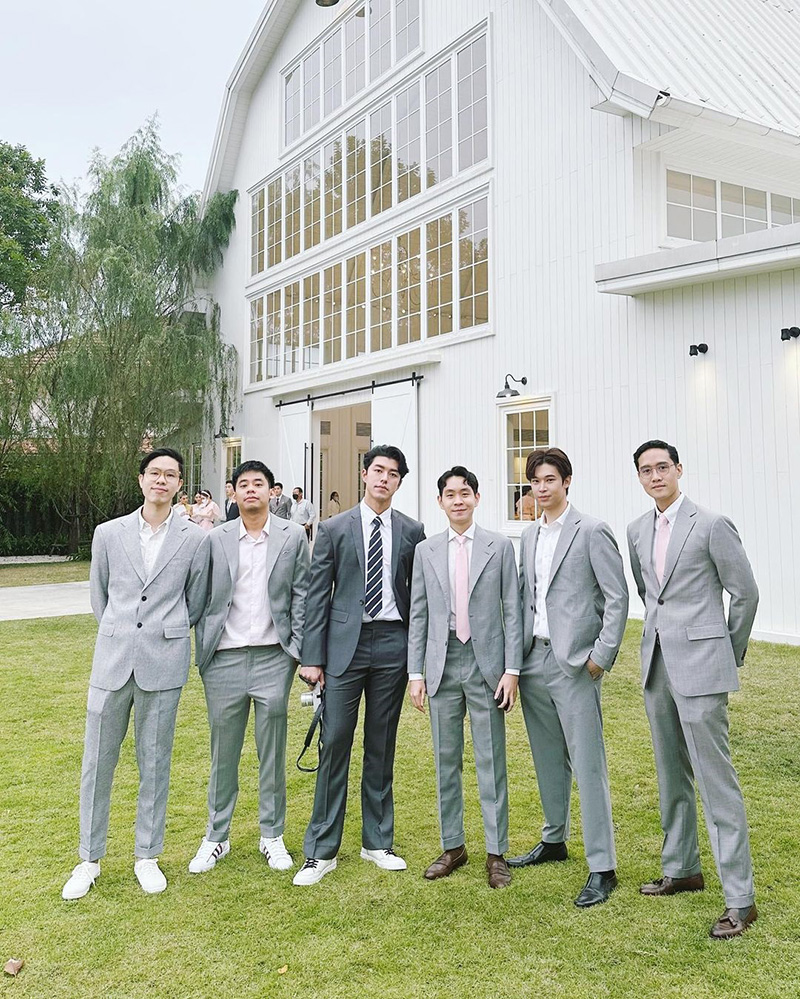 นาย ณภัทร ไปงานแต่งงาน ลุคเพื่อนเจ้าบ่าว เจอแซวสนั่น 