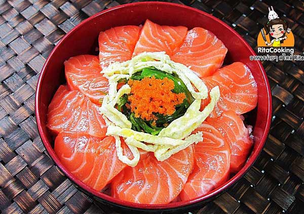 ข้าวหน้าปลาดิบ 