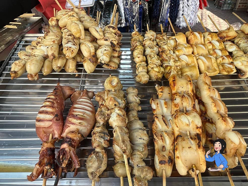 ร้านปลาหมึกย่าง
