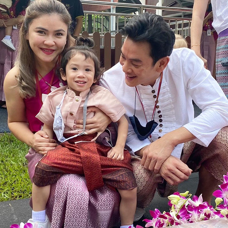 น้องโพธิ์ ลูกชาย ชาคริต แย้มนาม และ แอน ภัททิรา