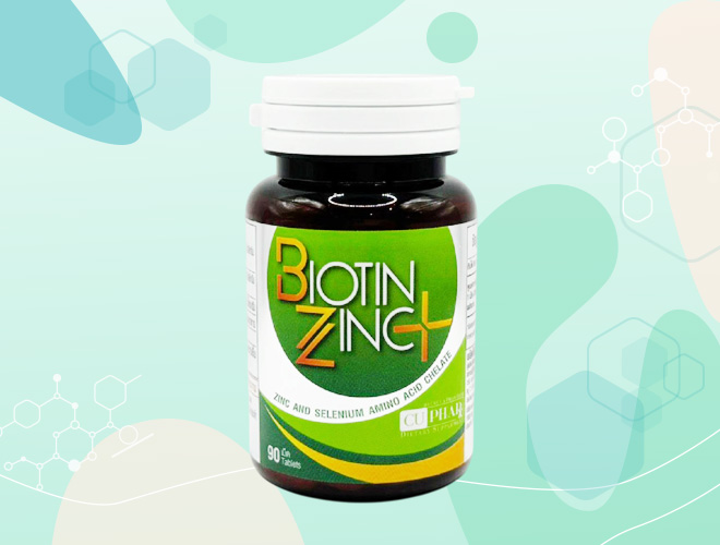 Biotin Zinc เภสัช จุฬา