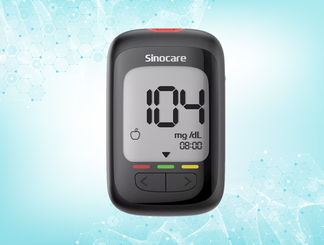 เครื่องวัดน้ําตาลในเลือด Sinocare Safe AQ Max III Extra