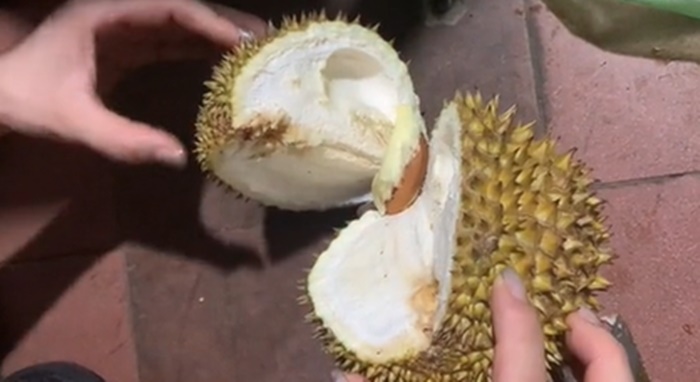 ปอกทุเรียน