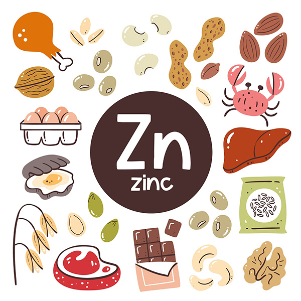 อาหารที่มี zinc สังกะสี