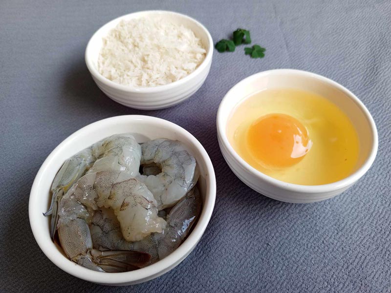 ส่วนผสมกุ้งทอด