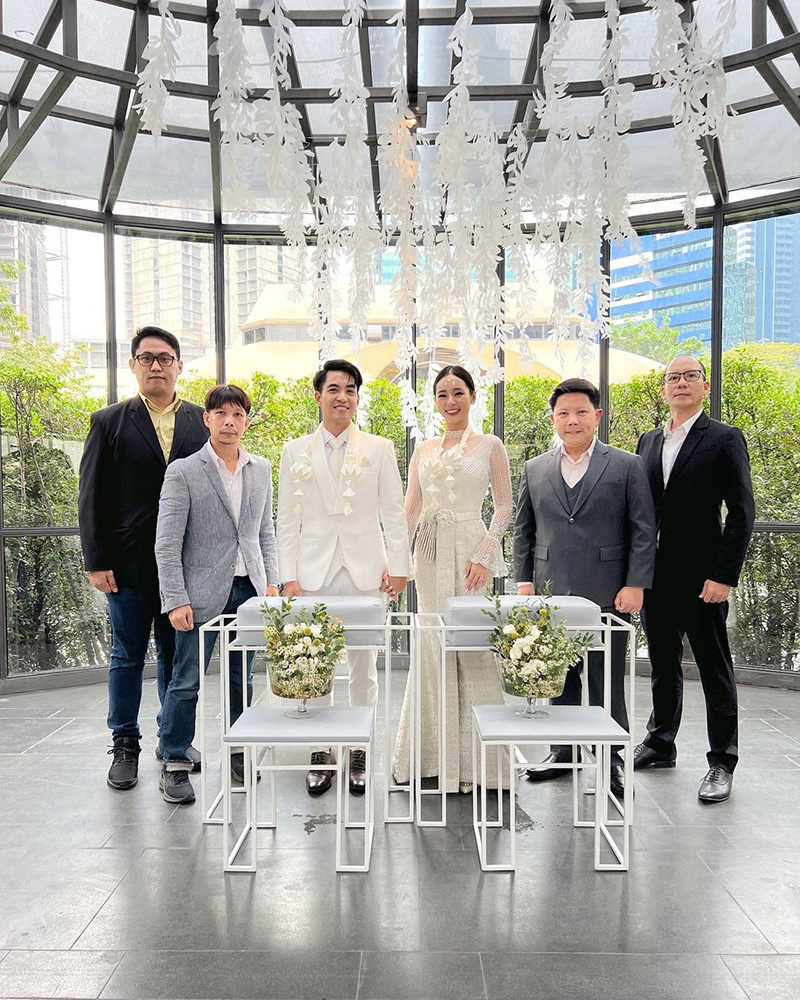 งานแต่ง ใบเฟิร์น อัญชสา บอม ดนุภพ
