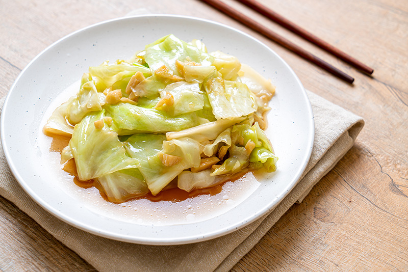 ผัดผักกาดขาว เมนูแก้ร้อนใน สูตรอาหาร