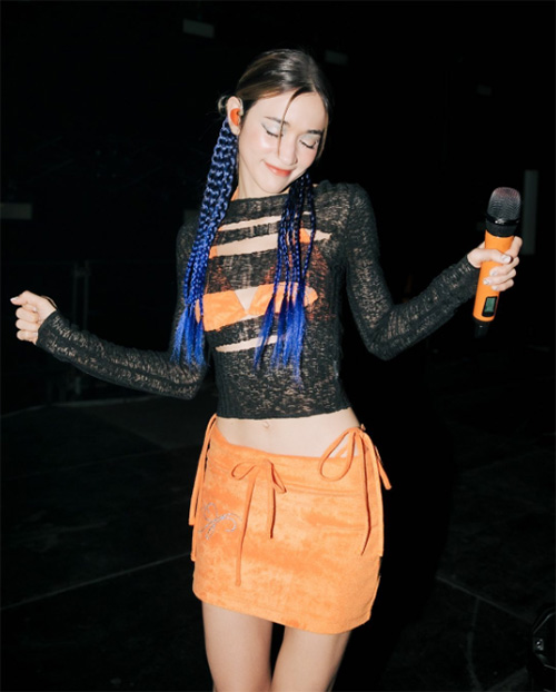 ส้ม มารี ทรงผมสงกรานต์